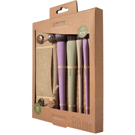 Set de Maquillaje Beter 5 Brochas Natural Fiber Set de Maquillaje Beter 5 Brochas Natural Fiber