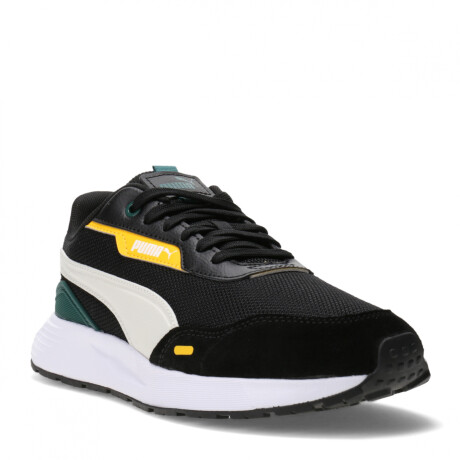 Championes de Hombre Puma Runtamed Plus Negro - Amarillo - Verde