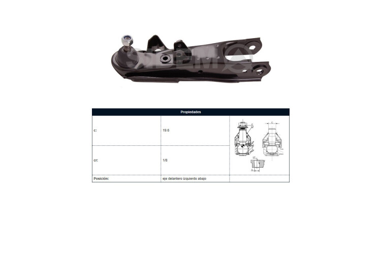 Parilla De Suspension Delantera Nissan D22 96-25 Izq Parilla De Suspension Delantera Nissan D22 96-25 Izq