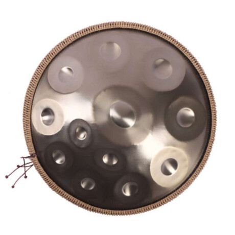 Handpan 22'' 10 Tonos Power Beat Con Soporte, Palos Y Bolso