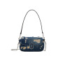 MARC JACOBS - THE RIP AND REPAIR DENIM CLOVER SHOULDER BAG 491