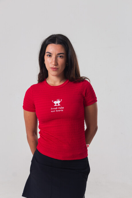 Remera Pulau Cherry Rojo