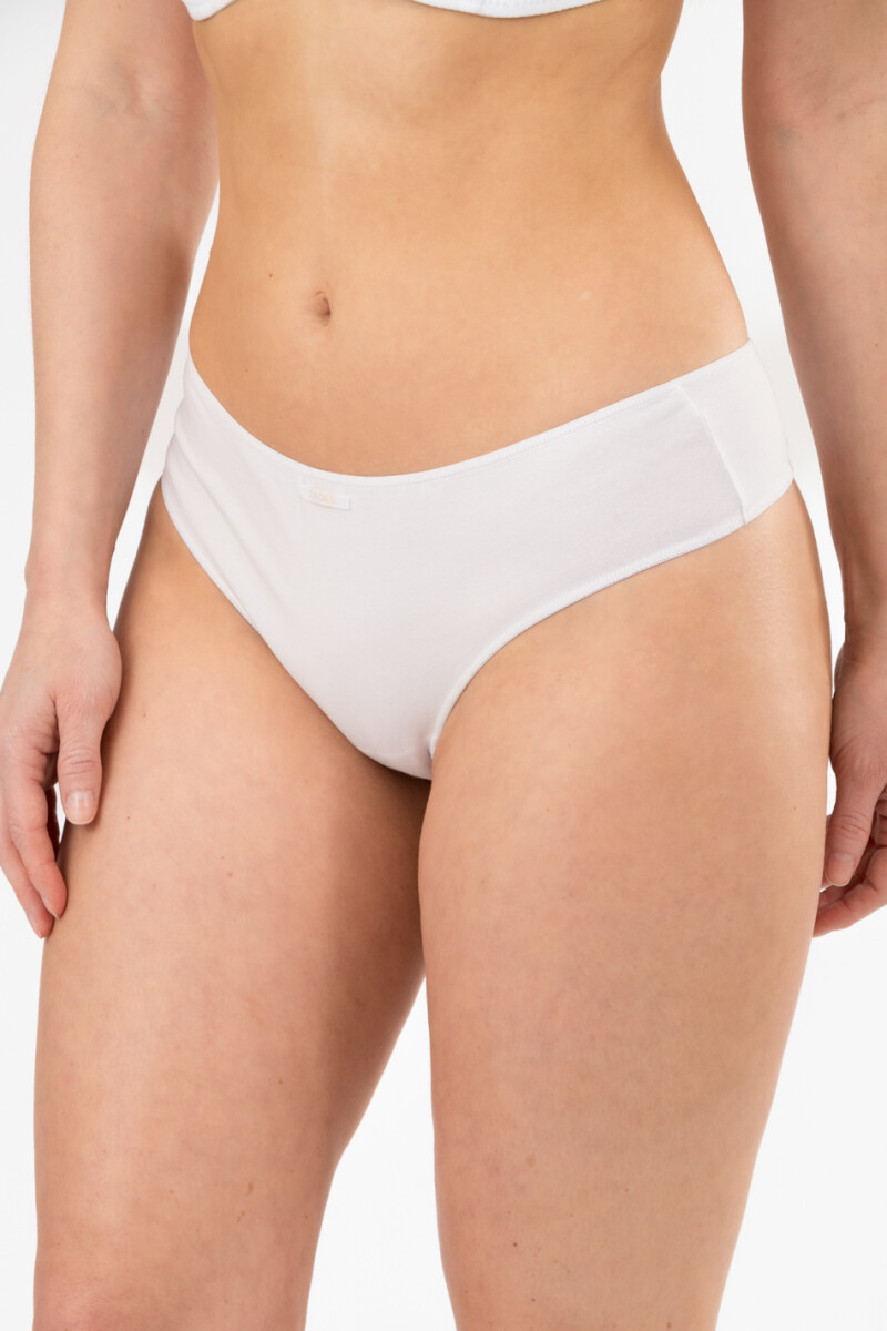 Culotteless algodon lycra - Blanco 