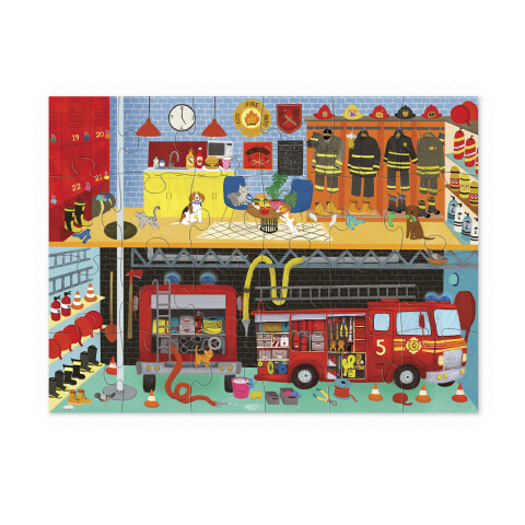 Puzzle Crocodile Creek 24 Piezas 35 x 48 cm BOMBEROS