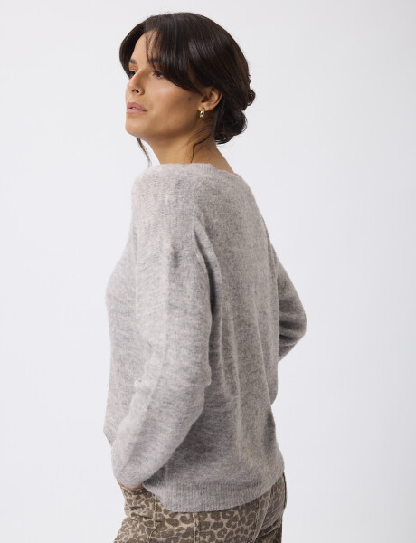 Sweater alpaca Uster gris