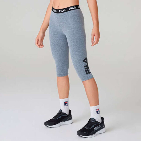 Fila Calza Capri Mujer Train Elastic Ii Gris-Negro