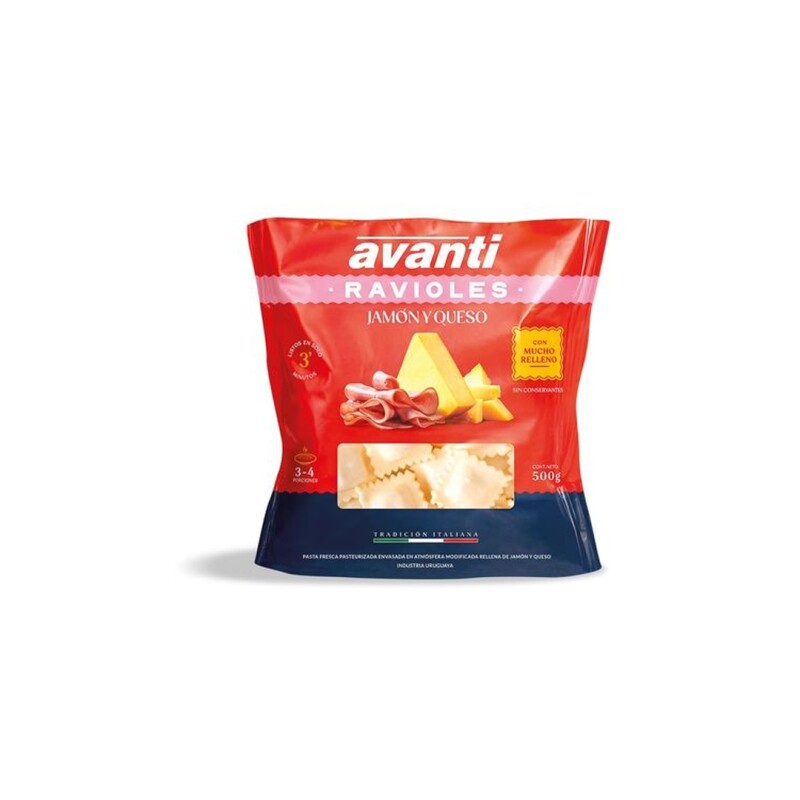 AVANTI RAVIOLES JYQ 500GR Avanti Ravioles Jyq 500gr