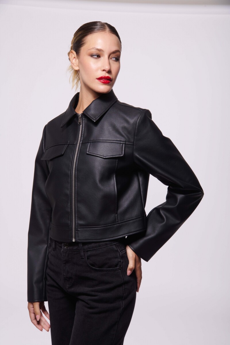 CAMPERA CUERINA SEVILLA NEGRO CAMPERA CUERINA SEVILLA NEGRO