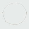 Cadena Aqua de MOON en plata 925 con perlas de rio Cadena Aqua de MOON en plata 925 con perlas de rio