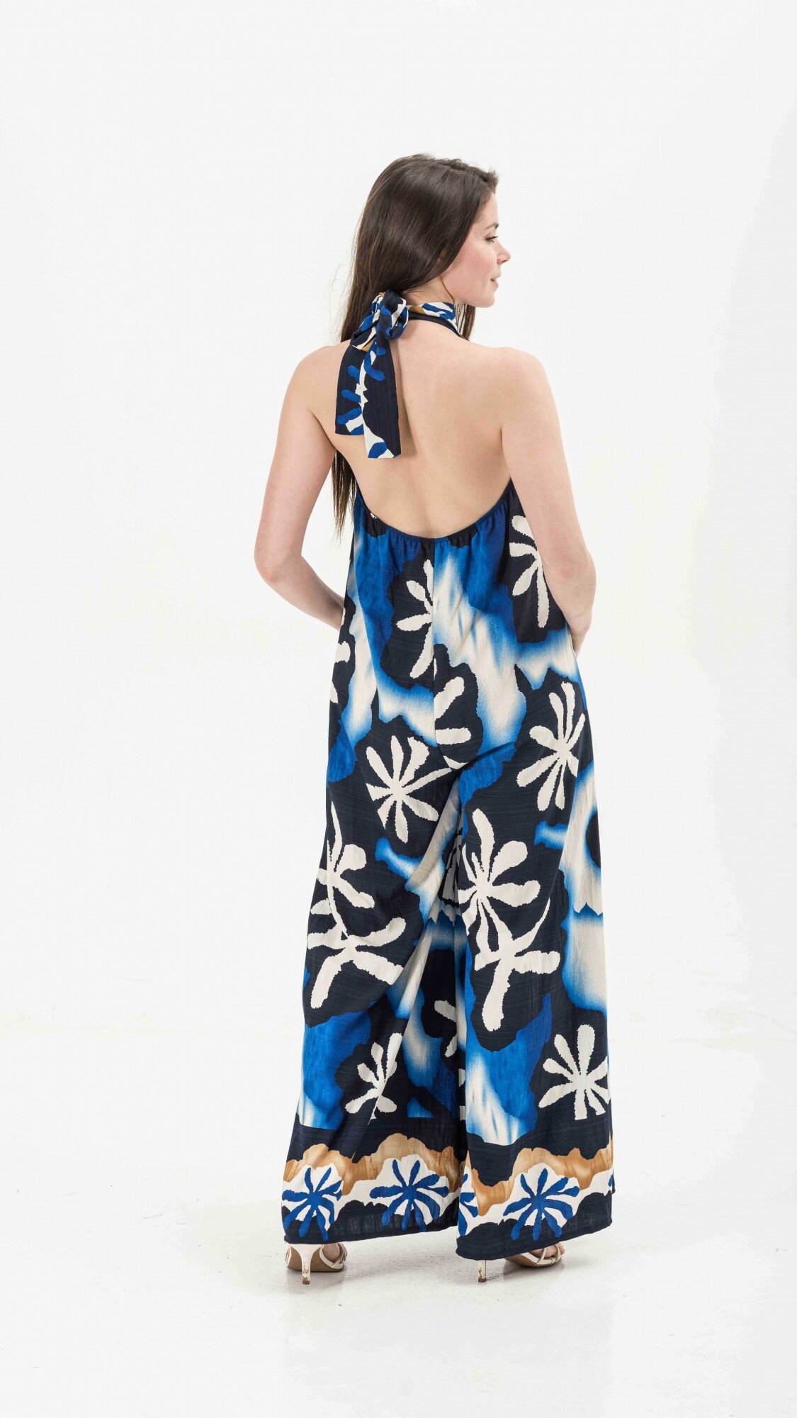 ENTERITO GISE AZUL ESTAMPADO