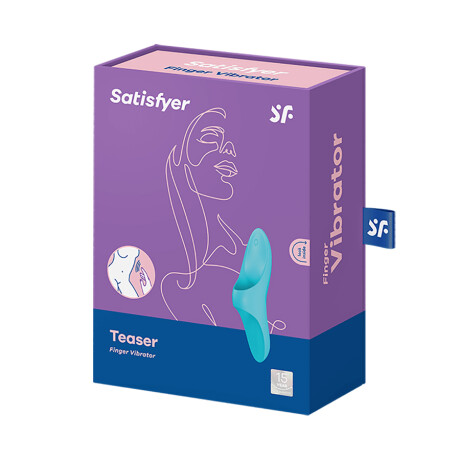 Satisfyer Teaser Vibrador para Dedo Celeste