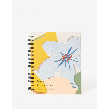 Cuaderno Estampado Just Be Yourself Combinacion Multicolor