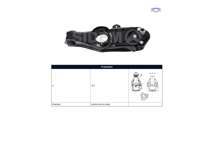 Parilla De Suspension Delantera Mitsubishi L200 96-06 Der Parilla De Suspension Delantera Mitsubishi L200 96-06 Der