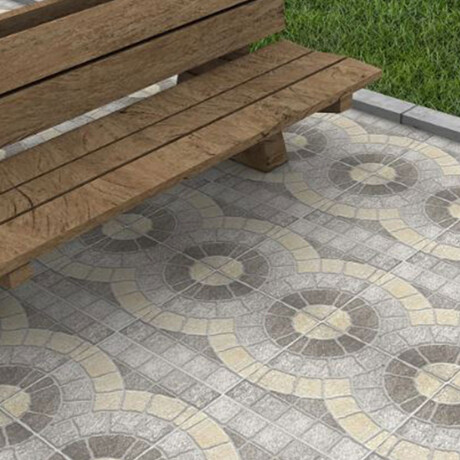 CERAMICA PISO 43X43 ANTIDESLIZANTE GRIS PIEDRA MATE GAMAS DE GRIS