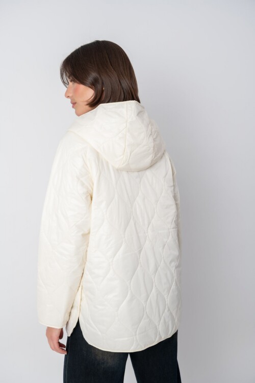 Campera con capucha Panna