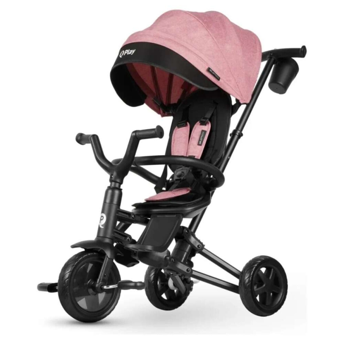 Triciclo Plegable Nova Niello Qplay - Rosa 
