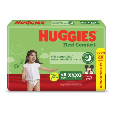 Pañales Huggies Flexi Comfort XXXG 48 Unidades Pañales Huggies Flexi Comfort XXXG 48 Unidades