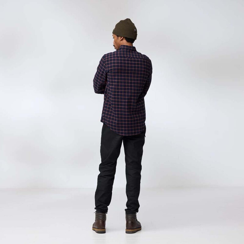 Camisa Fjallraven Ovik Flannel Shirt M Hombre Chalk White-laurel Green