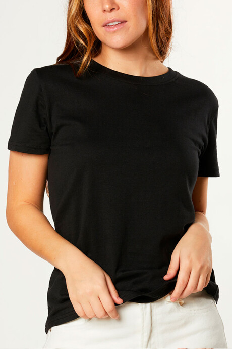 T-SHIRT MAJO RUSTY Negro