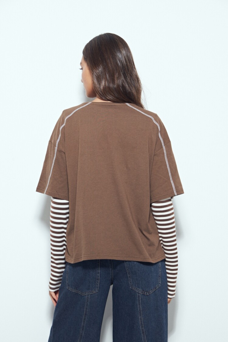 REMERA LIQUIDÁMBAR Café