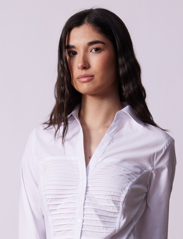 Camisa Tablitas BLANCO