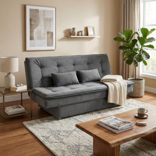 Sofa Cama Esmeralda Gris