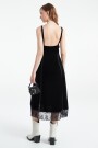 VESTIDO TERCIOPELO Negro