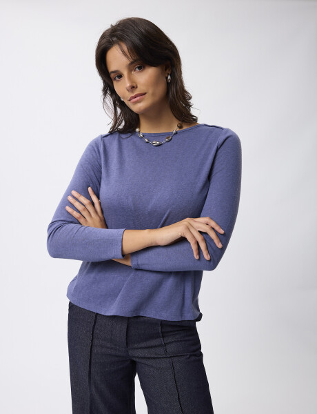 T-shirt Zaira azul piedra