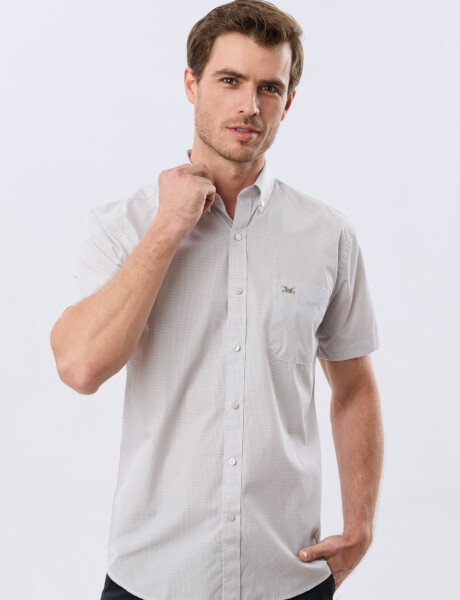 CAMISA CUADROS Gris