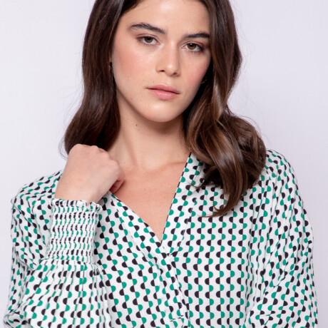 BLUSA FRANCES Verde Esmeralda