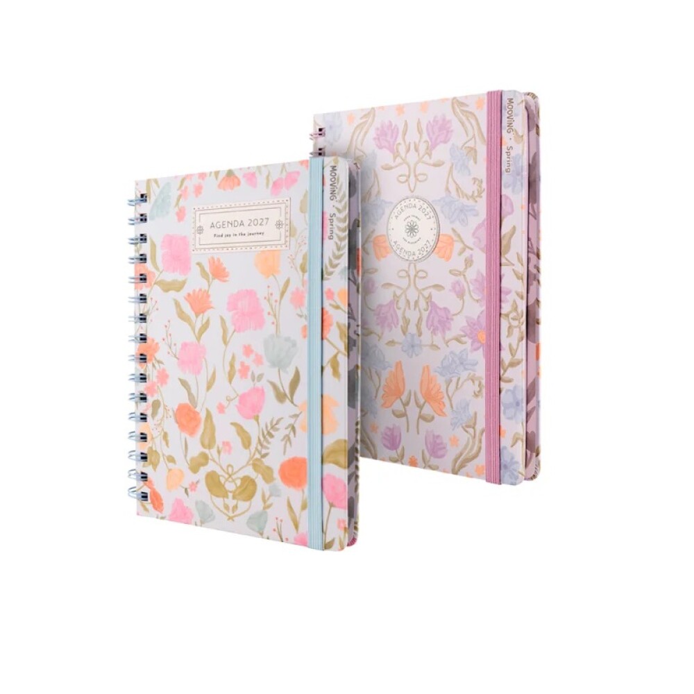 Agenda Mooving Spring 2027 Semanal Con Espiral AGENDA MOOVING SPRING 2027 SEMANAL CON ESPIRAL