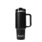 Botella Push Con Asa Negro
