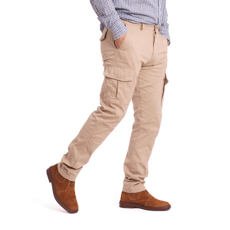 Pantalón Cargo de hombre Beige