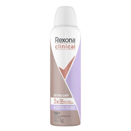 REXONA DESODORANTE AEROSOL CLINICAL EXTRA DRY 150ml REXONA DESODORANTE AEROSOL CLINICAL EXTRA DRY 150ml