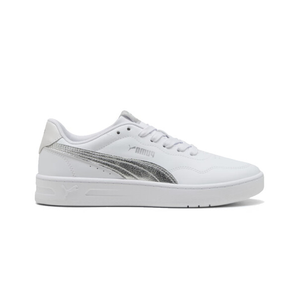 COURT LALLY METALLIC WHISPER - PUMA BLANCO/PLATEADO