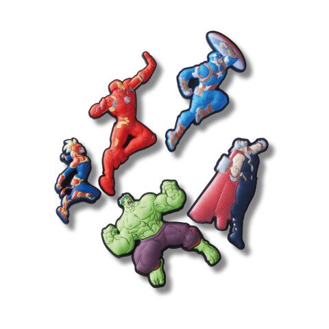 Jibbitz Avengers 5 Pack Multicolor