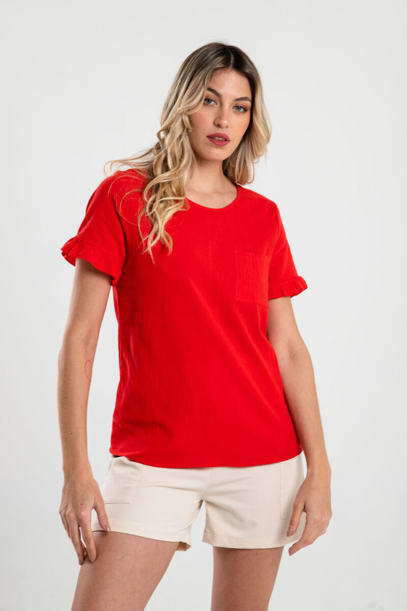 BLUSA ZENDA ROJO