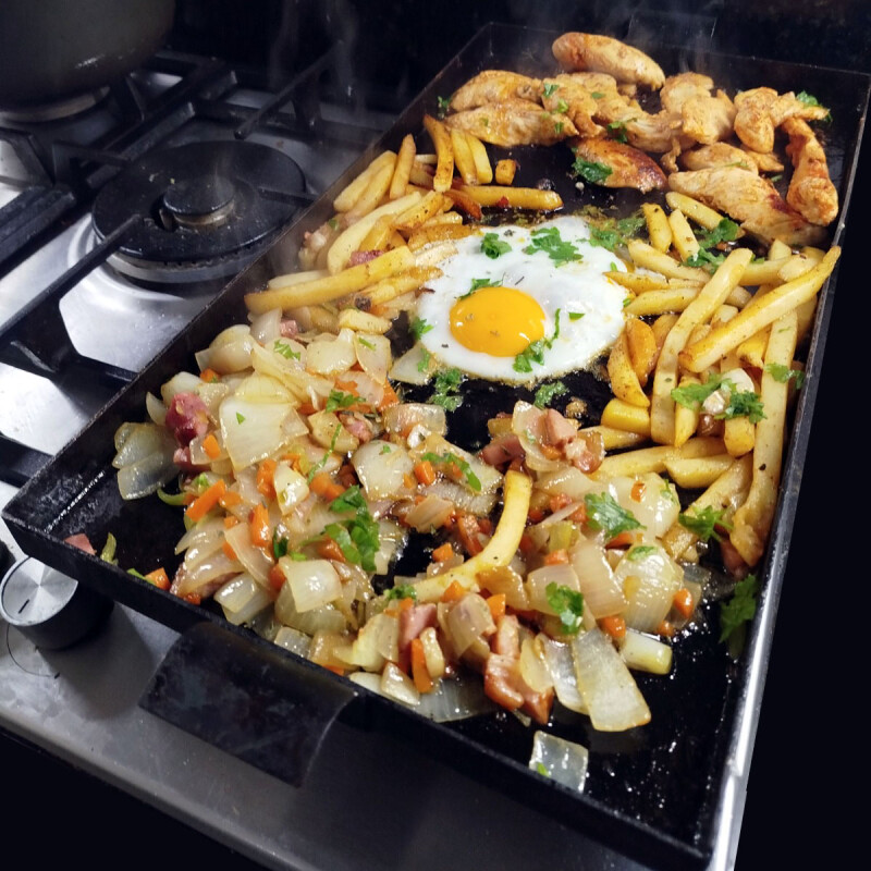 Plancha Chivitera Almafuego 2 Hornallas Plancha Chivitera Almafuego 2 Hornallas