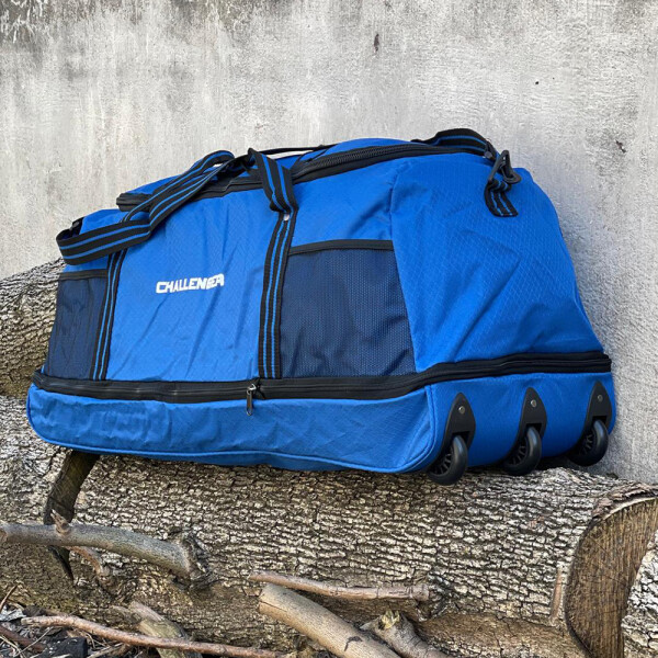 Bolsos Deportivos Con Ruedas Expandible Celeste