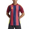 CAMISETA adidas STRIPED 24 team navy blue 2/team coll burgundy 2/team yellow