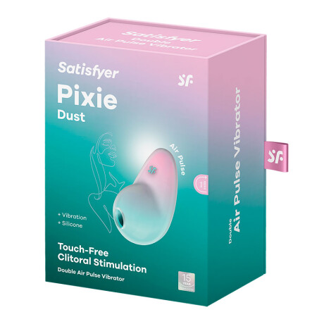 Satisfyer Pixie Dust Succionador Clítoris Vibrador Rosa Menta