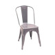Silla Tolix opaca en metal varios colores Metal