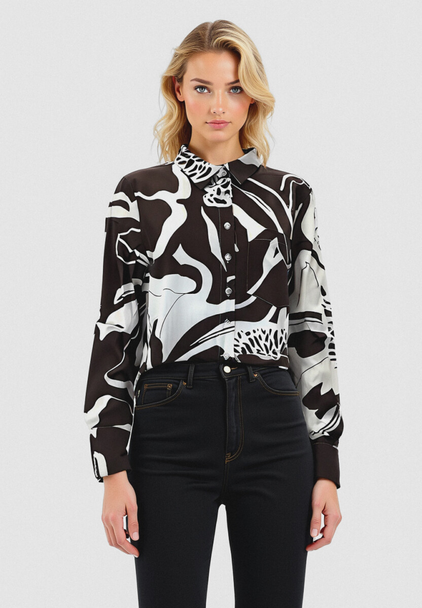 Camisa Zelva - Estampado 1 