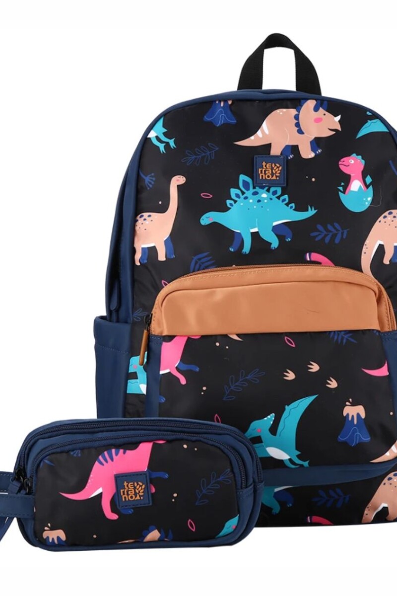 Kit Mochila + Cartuchera kids - Dino Kit Mochila + Cartuchera kids - Dino