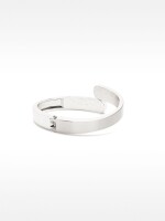 Pulsera Rígida Plateada plateado