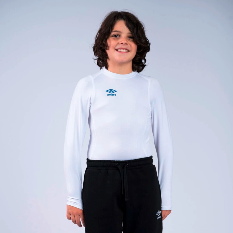 Remera Umbro Termico de Niños Blanco