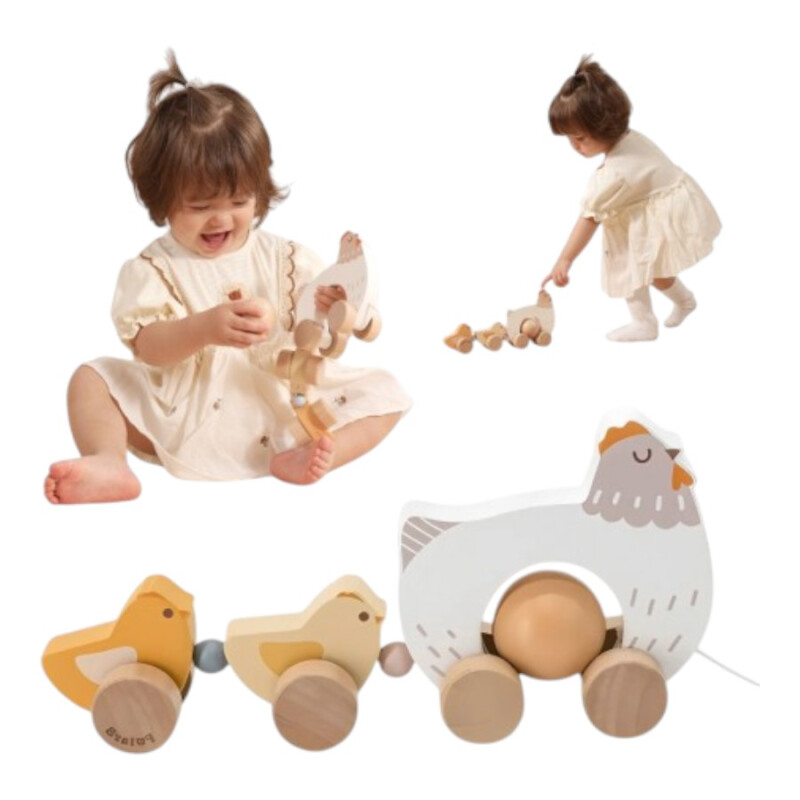 Gallinita Madera con Pollitos Polar B Gallinita Madera con Pollitos Polar B