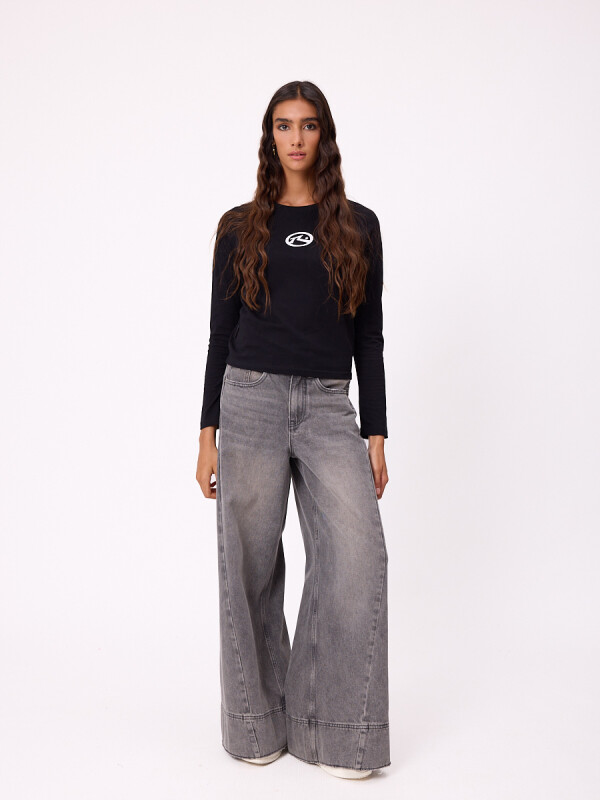 T-SHIRT M/L SAULAW26 RUSTY Negro