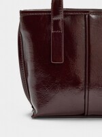 Bolso Tote Con Bandolera burdeos
