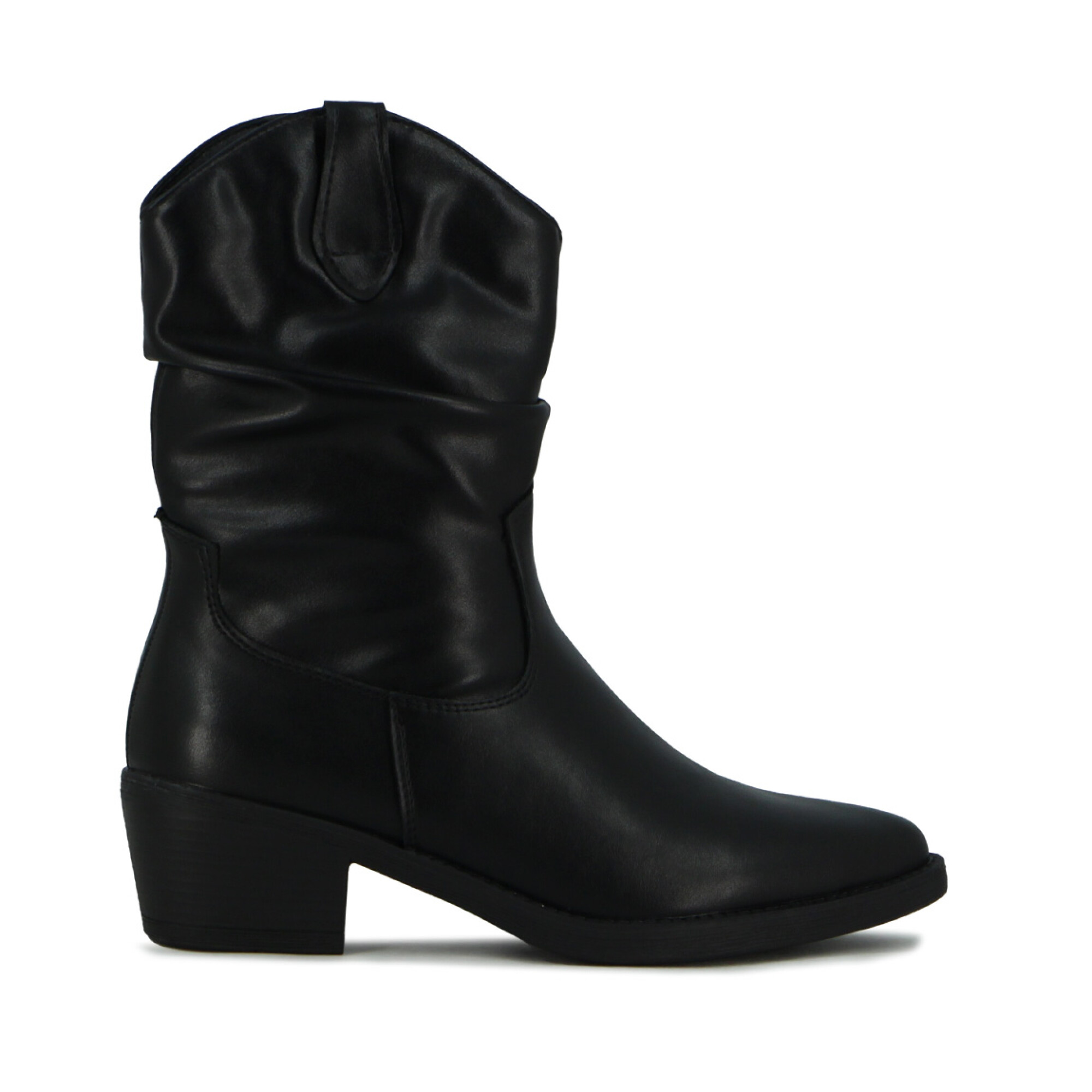 Bota Tejana Mujer Darkness - Negro — Macri